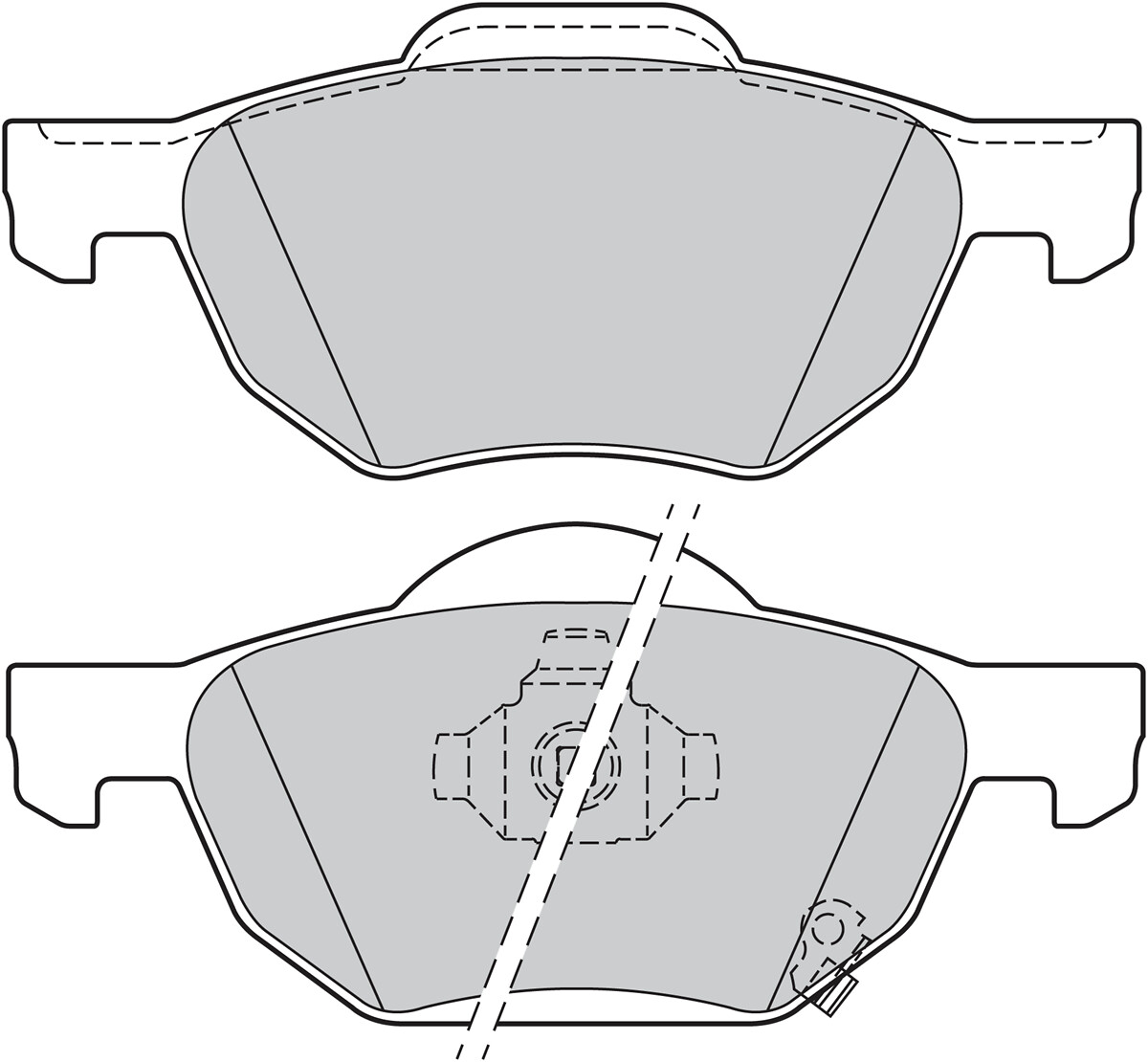 Jeu de 4 plaquettes de frein VALEO ref. 301824